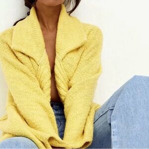 Free People Cloud Control Sunshine Cardigan